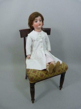 Huge 38 inch Schoenau Hoffmeister 1906 18 antique doll with period clothes 3