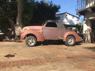 4 Cragar Sport Vintage Wheels From A 1940 Willys Coupe