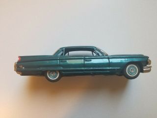 Bandai 1962 Cadillac Tin Friction Drive Toy Car 2