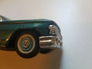 Bandai 1962 Cadillac Tin Friction Drive Toy Car 8