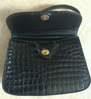 High fashion Vintage MILCH black leather frame handbag - Mad Men - Met Museum 5