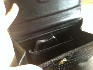 High fashion Vintage MILCH black leather frame handbag - Mad Men - Met Museum 7