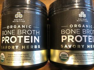 Ancient Nutrition Bone Broth Protein Powder Organic Savory Herbs 1lb X 2