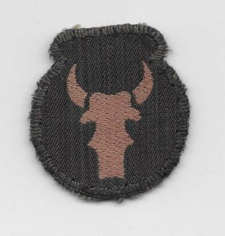 WW2,  ITALIAN MADE,  34th Infantry Division patch - WOVEN - US Army 2