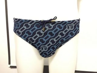 Louis Vuitton Bikini Briefs Swimwear Monogram Chain 32 Authentic Men’s Vintage 2