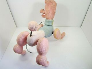 VINTAGE RARE 1963 MARX WALKING PENNY THE PINK POODLE TOY NO REMOTE NOT 4