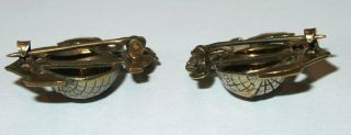 Rare Pre WW2 1930 ' s USMC Drooped Wing Officer EGA Insignia Emblems Pins 3
