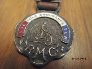 Antique motorcycle Gypsy Tour&RMC 500 mile run fobs,  participation medal,  1920s 5