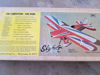 Vintage Sig Manufacturing Skybolt Rc Airplane Kit