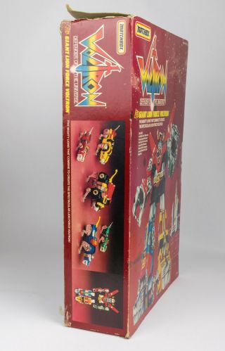 Boxed 1984 Vintage Popy Chogokin Matchbox Voltron Giant Lion Force 4