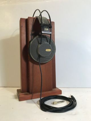 Rare Vintage Akg Acoustics K501 Full Open High Class Hi - If Stereo Headphones