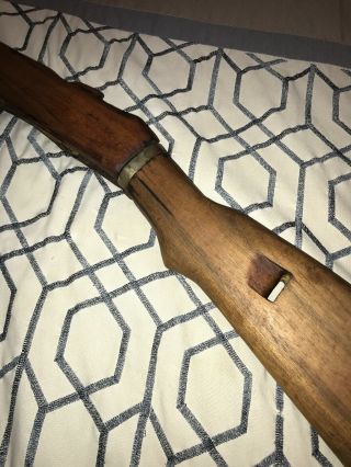 Stock For German G 98/40 Mauser Rifle.  Cut Sporterized Stock. 8