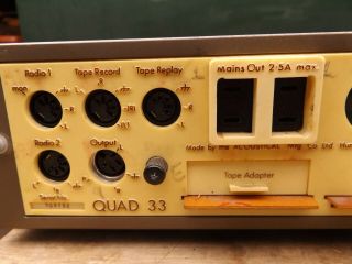 old vintage quad 33 and quad 303 qty 2 Pre Amp Tuner 12