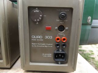 old vintage quad 33 and quad 303 qty 2 Pre Amp Tuner 3