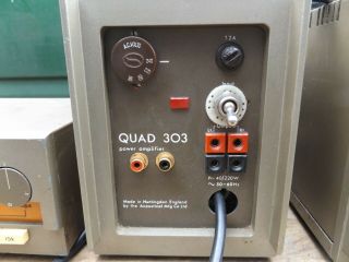 old vintage quad 33 and quad 303 qty 2 Pre Amp Tuner 4