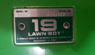 Vintage Lawn Boy antique mower 18 