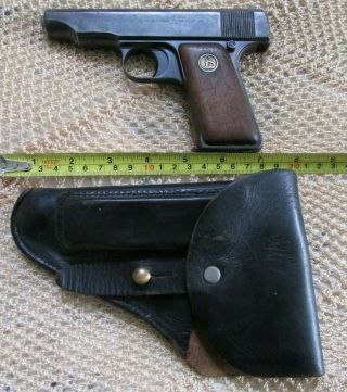 7.  65mm Pocket Pistol Holster,  May Fit Mauser,  Fn,  Browning Pistols.  Left Handed.