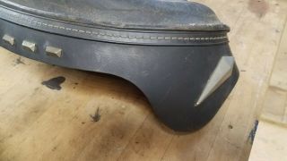 VINTAGE HARLEY DAVIDSON SOLO SEAT - with T bar knuckle head/ panhead duo glide 4