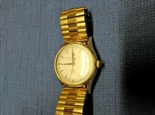 Mens Vintage Girard Perregaux Gyromatic 39 Jewel 14k Solid Gold Watch 3