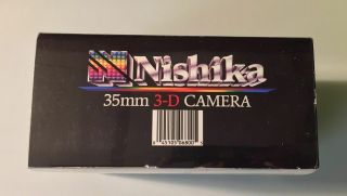 Nishika N8000 35mm 3D Quadra Lens System Old Stock Vintage Camera NIB 4