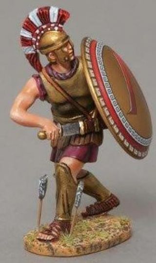 Thomas Gunn Ancient Greeks & Persians Spa006a Spartan Warrior Drawing Sword Mib