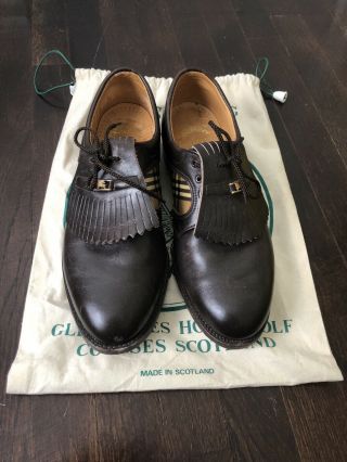 Burberrys Men’s Vintage Golf Shoe’s Sz 10 With Dust Bag