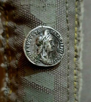 Roman Ancient Silver Denarius Sabina 137 Ad.