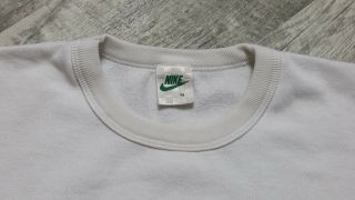 Vintage 80s Nike John McEnroe Tennis Sweater Crewneck size Medium Checkered Tag 3