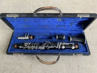 Antique Vintage Selmer Series 9 Wood Eb Soprano ? Clarinet Needs Cleaned Pads