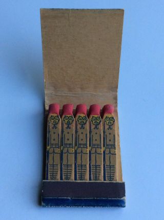 WWII Remember Pearl Harbor Strike ‘em Dead Matchbook with Soldier Matches 2