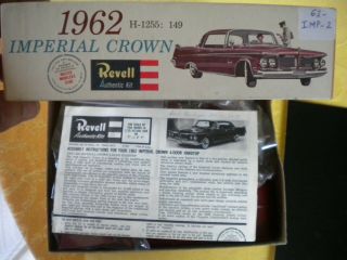 Model kit 1962 IMPERIAL Crown 4D Revell H - 1255. 4