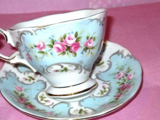 Royal Albert Tea Cup and Saucer DU - BARRY - ROSE English Bone China Teacup Set 6