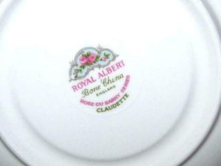 Royal Albert Tea Cup and Saucer DU - BARRY - ROSE English Bone China Teacup Set 8