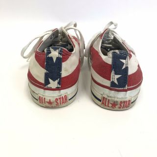 Vintage American Flag Made In USA Converse All Star Chuck Taylor 3