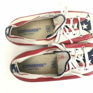 Vintage American Flag Made In USA Converse All Star Chuck Taylor 4
