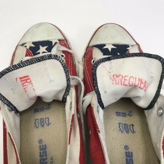 Vintage American Flag Made In USA Converse All Star Chuck Taylor 7