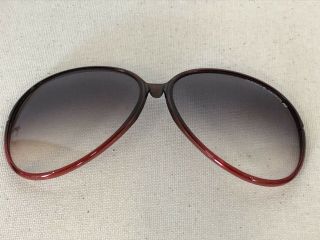 PORSCHE DESIGN CARRERA Vintage Sunglasses 5632 40 6512 Large Two Lenses,  Case 4