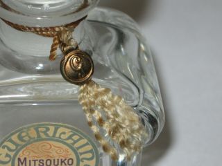 Vintage Guerlain Baccarat Perfume Bottle - Mitsouko - 1 OZ - 4 