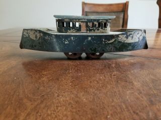 Vintage Dayton Schieble Hill Climber Toy Battle Ship Boat