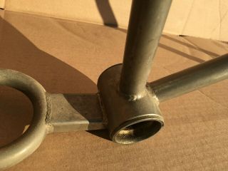 Vintage 1980 Mongoose Nickel Motomag BMX Frame and No Brake Rub 8