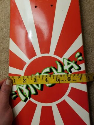 2001 RARE Vintage Shortys Muska Sun Skateboard Deck 11