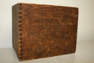 VINTAGE Wooden CHALK BOX No.  520 THE AMERICAN CRAYON COMPANY York 2