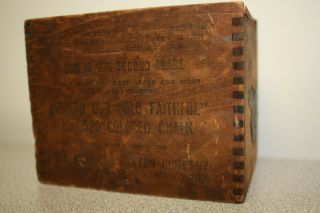 VINTAGE Wooden CHALK BOX No.  520 THE AMERICAN CRAYON COMPANY York 3