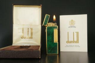 Dunhill Rollagas Lighter - Orings Vintage W/box 825