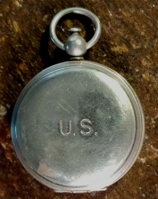 Vintage Wwii U.  S.  Air Forces Wittnauer Pocket Compass,  Perfectly