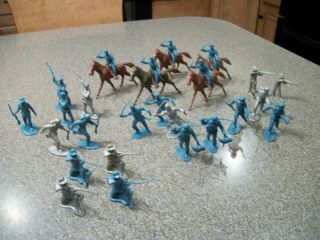 25 Vintage Marx Fort Apache The Alamo Play Set Fort Defenders And Horses