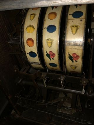 Antique Mills Slot Machine Spearmint Owl 5 Cent Goose Neck 1920’s 6