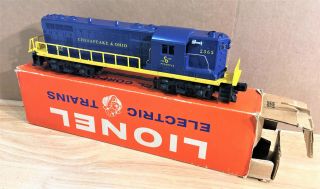 Lionel Vintage Chesapeake & Ohio 2365 Gp - 7 Diesel Locomotive