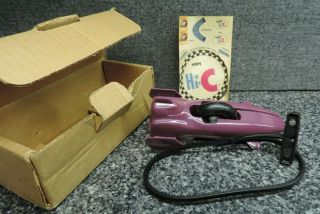 Kenner Ssp Mini Racer Coca Cola Purple With Stickers And Rip Cord