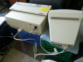 Vintage digital DEC Computer Monitor VR201 with DEC BCC02 Video Cable 4